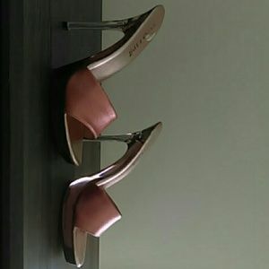 High heeled open toe sandals